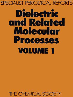 cover image of Dielectric and Related Molecular Processes